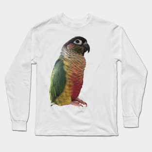 Green Cheek Conure Parrot Bird design | Green cheek | Love for birds Long Sleeve T-Shirt
